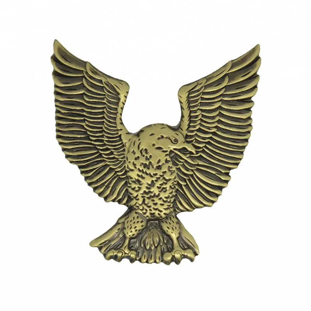 Thủ công đặc biệt lực lượng không khí wings antique vàng mạ biểu tượng