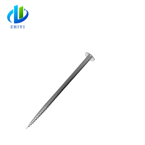 Tornillo redondo hueco de fabricación profesional, accesorio de tierra de zinc