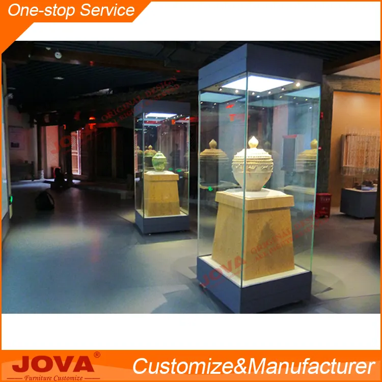 מוזיאון ויטרינות זכוכית ויטרינות עבור אספנות טוב באיכות מוזיאון ארון תצוגה