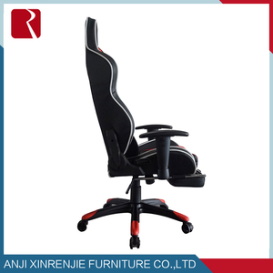 2020 Spring Style Comfortable Swivel Racing <strong>Gaming</strong> <strong>Chair</strong> Custom Logo Executive <strong>Chair</strong> Design Revolving PU Mesh Metal <strong>Footrest</strong> - Product Image 3