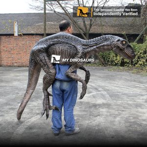 Mes Dinosaures J24-1 Latex Dinosaure <span class=keywords><strong>Marionnette</strong></span> Raptor - Product Image 2
