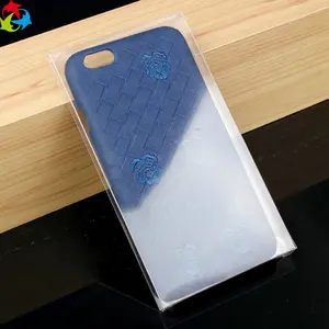 Personalizzato Chiaro Stampato Blister Di Plastica PVC Cassa Del Cellulare Scatola di Imballaggio