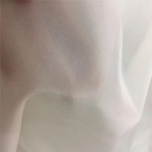 Tissu Crêpe de Chine 95% <span class=keywords><strong>Soie</strong></span> de Mûrier 5% Élasthanne, <span class=keywords><strong>Soie</strong></span> Extensible CDC Blanche, Textile Personnalisé pour Robes et Blouses OEM - Product Image 2
