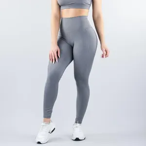 中国工厂定制紧身裤涤纶氨纶运动紧身裤女性健身房