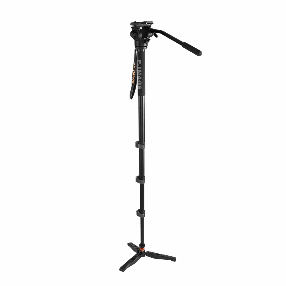 E-IMAGE MA600+610FH photography camera stand with feet monopod for dslr