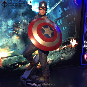 Figura de cera de silicona de personaje de película a <span class=keywords><strong>la</strong></span> venta, Capitán América - Product Image 1
