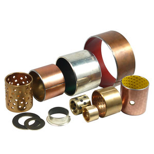 DU1007TFF Composite Dry Bushing DU Flange Bush DP4 Bearing / steel backed PTFE bush / Metal slide bush