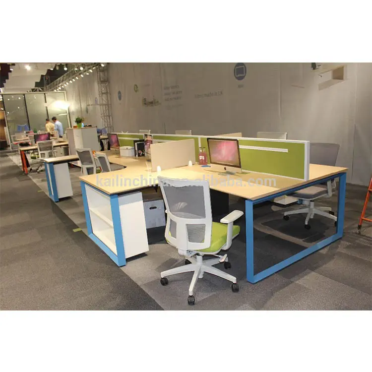 Personalização de alta qualidade moderna mesa fabricação escritório cubicicleta mesa de trabalho estação