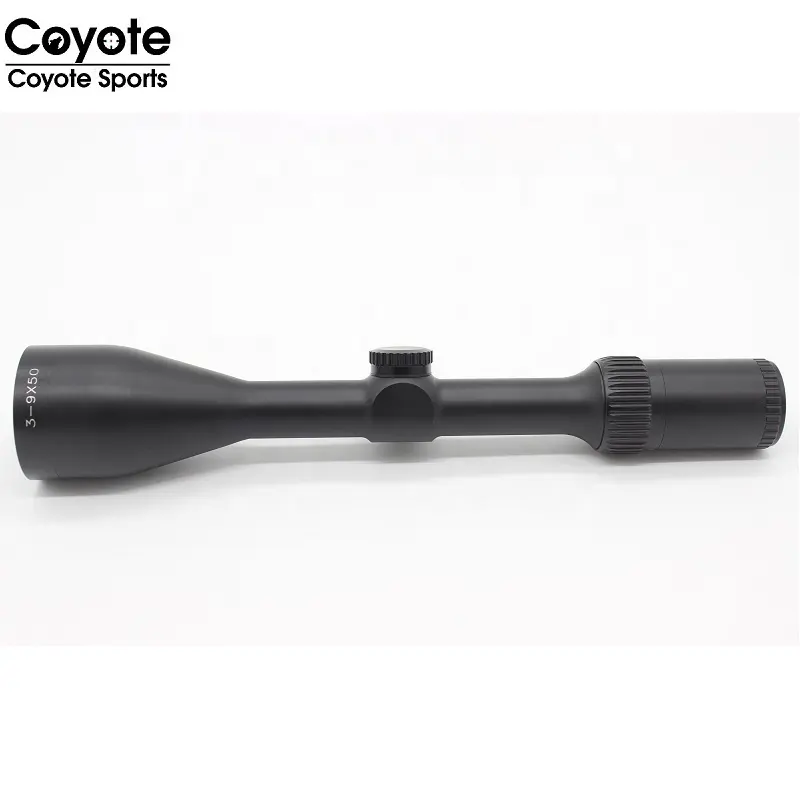 Coyote 3-9x50 Monocular Telescope with low profile adjustment dials