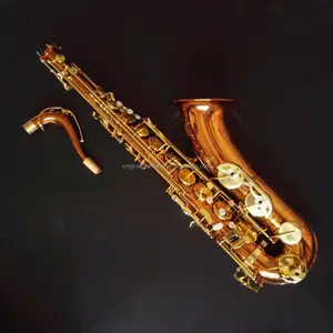 Saxofone ouro escuro/dourado tenor, profissional, saxofone