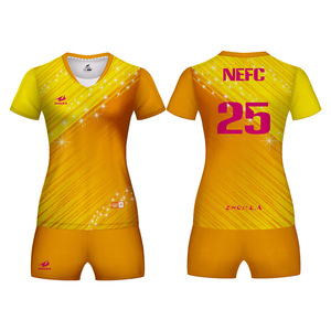 2019 March Expo selling high quality women and men's volleyball team uniform Jersey design - Product Image 6