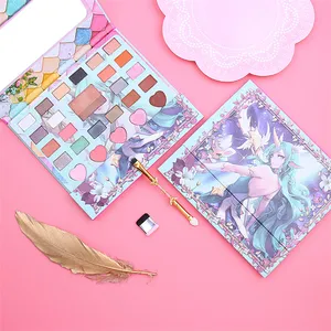 Eyeshadow Palette Glitter Makeup Set Japanse CARDCAPTER SAKURA Anime Cosmetica Met Borstel 26 Kleuren Matte Oogschaduw Palet