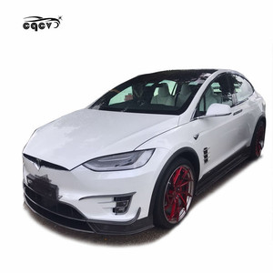 Kit de carrosserie RZ en fibre de carbone, jupes latérales et becquet d'aile, pour le modèle Tesla <span class=keywords><strong>X</strong></span>, vêtement de haute qualité, offre spéciale - Product Image 2