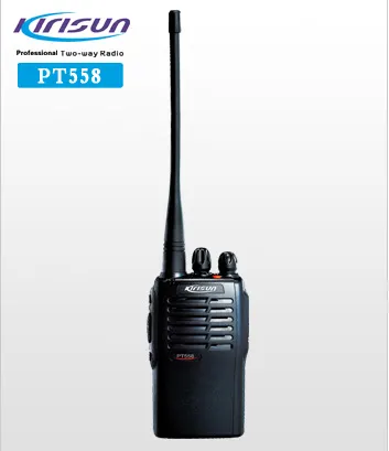 KIRISUN PT558 Professional Transceivers VHF/UHF and PMR 446 16 Channels and Built-in CTCSS/DCS Tone Signaling 2-way Radio