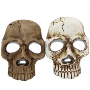 Tùy Chỉnh Polyresin Resina Head Skulls Phẳng Lại Tô Điểm Bán Buôn