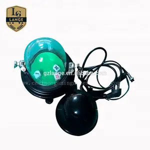 Shaker de dés électronique automatique pour casino Sic Bo avec lecteur métallique, coupe dorée, dés professionnels de qualité supérieure pour le jeu - Product Image 1