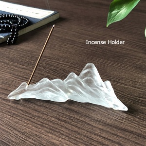 Soporte <span class=keywords><strong>de</strong></span> <span class=keywords><strong>incienso</strong></span> Zen Life para mesa <span class=keywords><strong>de</strong></span> té, accesorio <span class=keywords><strong>de</strong></span> decoración <span class=keywords><strong>de</strong></span> escritorio <span class=keywords><strong>de</strong></span> cristal hecho a mano - Product Image 3