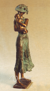 Escultura de bronce de metal artesanía decoración del hogar de la <span class=keywords><strong>madre</strong></span> y el niño - Product Image 3