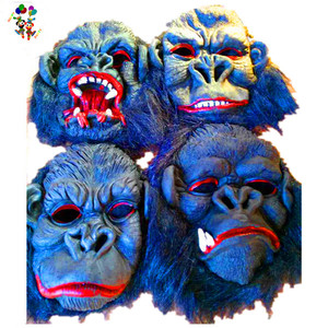 Quality <strong>Halloween</strong> Party Costume Full Head <strong>Latex</strong> Animal Gorilla <strong>Masks</strong> HPC-3503 - Product Image 1