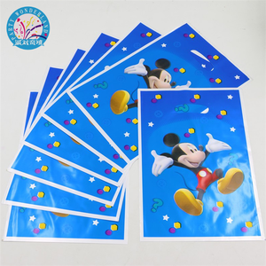 Mickey Carton Plastic Gift <strong>Bag</strong> 25*16.5cm Kids Boys Birthday Party <strong>Loot</strong> <strong>Bag</strong> Supplies Decorations Hand <strong>Bag</strong>