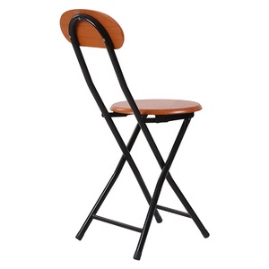 <span class=keywords><strong>Tabouret</strong></span> pliant rond léger, moderne et polyvalent pour chambre, appartement, hôtel, école - Product Image 3