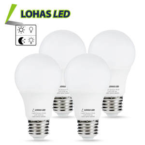 Lohas hoàng hôn đến bình minh cảm biến ánh sáng <span class=keywords><strong>LED</strong></span> bóng đèn A19 <span class=keywords><strong>6W</strong></span> E26 E27 B22 tự động On/Off <span class=keywords><strong>LED</strong></span> cảm biến ánh sáng bóng đèn cho chiếu sáng trong nhà - Product Image 2