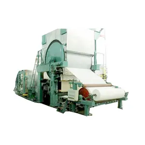 1092mm Waste Carton Paper Recycling Machine Toilet Tissue Napkin Paper Machine