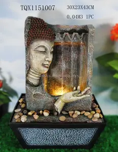 Декоративный Настольный полимерный фонтан Будды