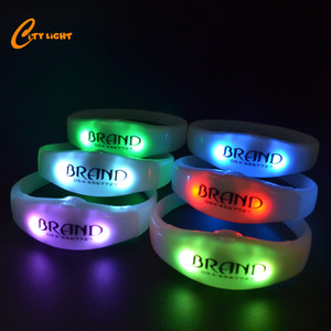 Braccialetto <span class=keywords><strong>LED</strong></span> Programmabile DMX 15 Multicolore con Logo Personalizzato, Controllato a Distanza - Product Image 2
