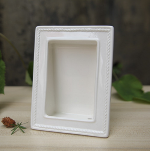 White Photo Frame Ceramic Flower Pot Office Plant Bonsai Creative Ceramic Modern 15.5*12*6cm 10pcs Home Decoration/geschenk - Product Image 3