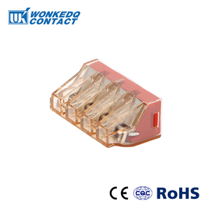 VSE-104D <span class=keywords><strong>Wago</strong></span> <span class=keywords><strong>Rapide</strong></span> Push Fil 4 Pôle Connecteurs - Product Image 2