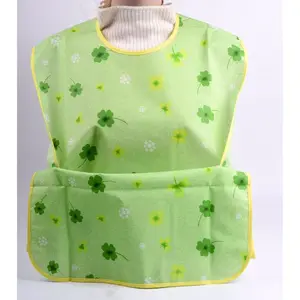 Plastic Long Size Adult Waterproof Apron Bibs