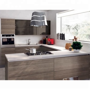 Simple conception MDF garde-manger armoires mélamine armoires de cuisine mise en page - Product Image 4