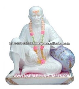 Beautiful Marble Sai Baba Statue - Product Image 1