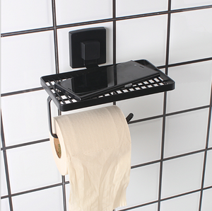 <span class=keywords><strong>Bagno</strong></span> di Aspirazione di Vuoto Tazza Tissue Holder Dispenser Igienici Phone Mensola del Tovagliolo di Carta Titolare - Product Image 3