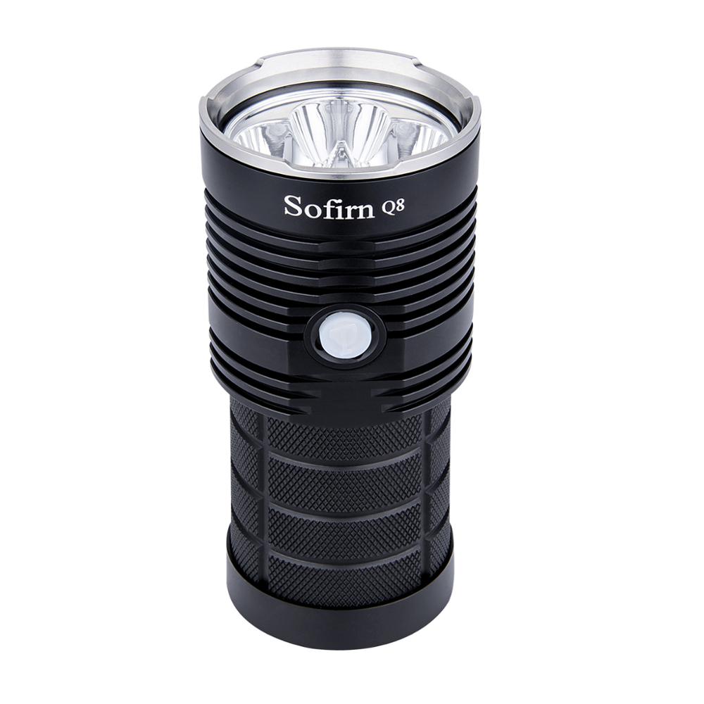 最新のQ8 4 * XPL HI 5000LM強力なLED懐中電灯18650 5000lm Sofirn Q8 Flashlight - Bright, Rechargeable, and Durable