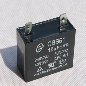 <span class=keywords><strong>Condensateur</strong></span> basse tension 250VAC 350VAC <span class=keywords><strong>450VAC</strong></span> 550VAC Ventilateur <span class=keywords><strong>Condensateur</strong></span> CBB61 1uf 1.2uf 1.5uf 12uf 15uf <span class=keywords><strong>16uf</strong></span> 250VAC - Product Image 1