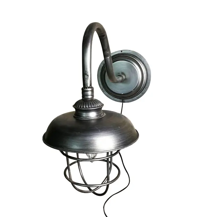 Lampe de Table Accessoires Nostalgique Ornements Décoratifs En Fer Forgé Vent Industriel Vintage En Métal