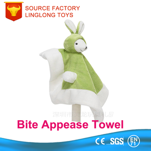 Novedad juguetes Garfield verde lavable conejito edredón marioneta - Product Image 2