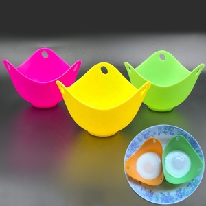 Gobelets pour pocher les œufs, en Silicone, avec supports à anneau intégré, pour la <span class=keywords><strong>cuisson</strong></span> <span class=keywords><strong>au</strong></span> <span class=keywords><strong>micro</strong></span>-ondes ou <span class=keywords><strong>au</strong></span> Stovetop, 2 pièces - Product Image 2