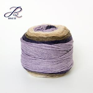 Offre Spéciale NM3/1 100% acrylique gâteau fil 200g sur boule fantaisie arc-<span class=keywords><strong>en</strong></span>-ciel tricoté fil pour bébé Crochet gâteau fil - Product Image 1