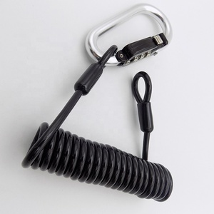 Locking Carabiners Locking Carabiner High Standard Strong Aluminum Climbing Safety Password Locking Swivel Carabiners With Lanyard