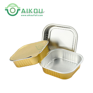 Plateau de <span class=keywords><strong>mariage</strong></span> coloré pour décoration moules à gâteaux, moule à dessert, plateaux carrés en aluminium, tasse à gâteaux carrée - Product Image 3
