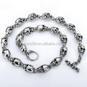 Cadena de eslabones de 13mm para motorista, collar de acero inoxidable 316l, diseño personalizado - Product Image 1