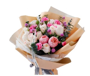 Papier <span class=keywords><strong>d</strong></span>'emballage de fleurs cadeau bicolores coloré pas cher Papier <span class=keywords><strong>d</strong></span>'emballage de fleurs en tissu pour bouquet imperméable - Product Image 3