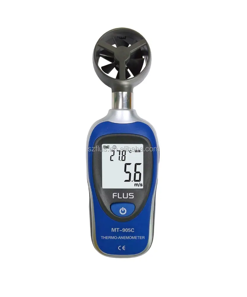 Measure air volume wind speed meter hot wire anemometer MT-905/905C