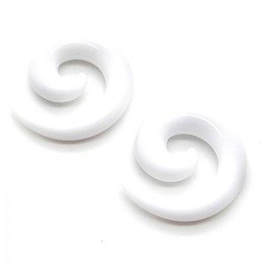 Vente en gros de spirales d'oreille en acrylique UV de 14G à <span class=keywords><strong>00G</strong></span>, 10 mm, pour mariage, fiançailles, cadeau, fête - Product Image 3