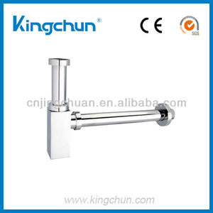 Top Seller pase marca <span class=keywords><strong>de</strong></span> agua lavabo <span class=keywords><strong>de</strong></span> latón cuadrado Sifón botella trampa - Product Image 1