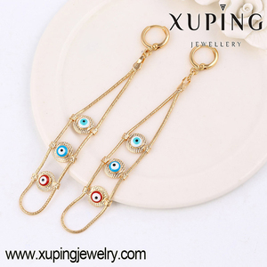 91271 разноцветные индейки глаза дизайн серьги Модные ювелирные изделия для молодых людей - Product Image 2