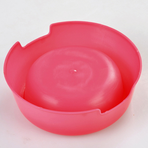 Tigela de Plástico Vermelha para Alimentação de Cães, Amostra Grátis, Tigelas Redondas Pequenas de Plástico para Ração de Animais de Estimação - Product Image 5